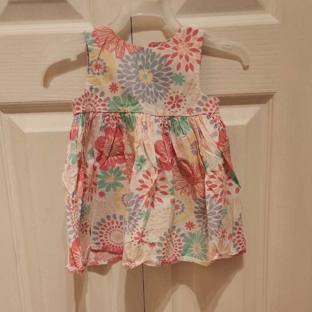 🌸 Floral Sleeveless Dress for Kids